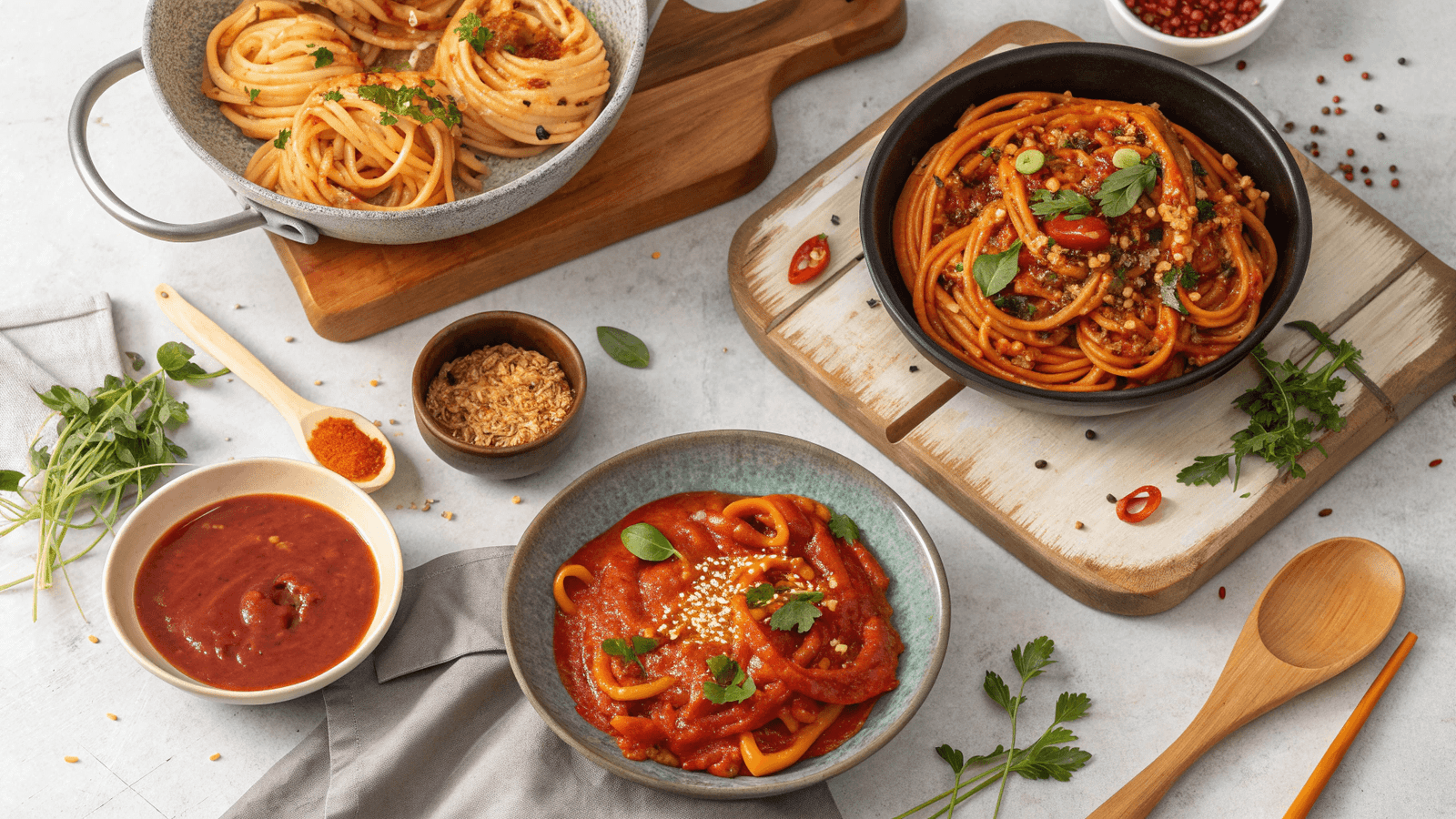 Gochujang pasta